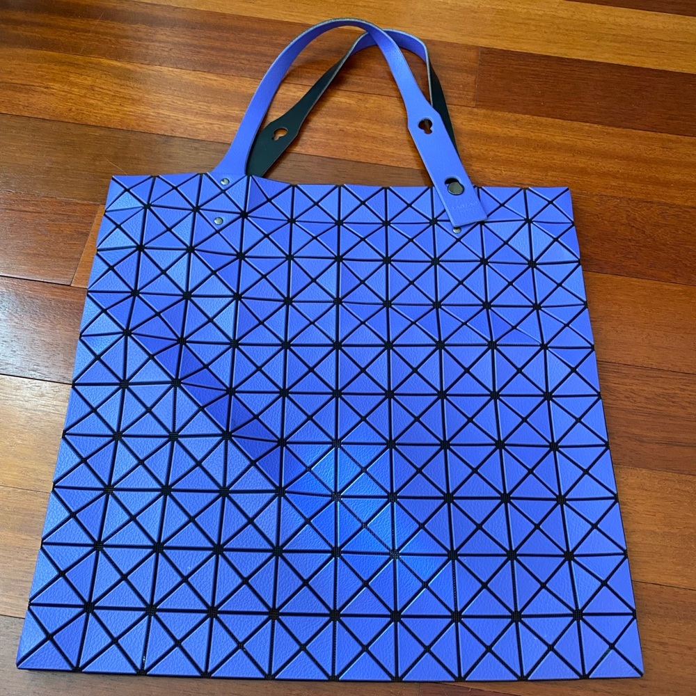 Bao Bao Issey Miyake purple handbag